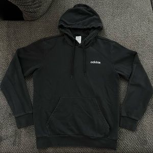 Y2K black adidas hoodie